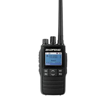 কেনা বাওফেং DM1703 ডিজিটাল DMR রেডিও 5W UHF VHF ওয়ালকি টককি কালো অনলাইন উত্পাদন