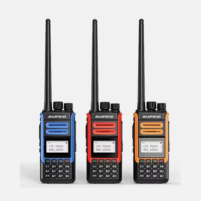 কেনা BF-H7 Dual Band Portable Walkie Talkie VHF UHF 136-174MHZ 400-520MHZ IPX4 Waterproof with 1000-1500mAh Battery অনলাইন উত্পাদন