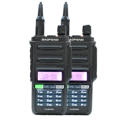 কেনা IP67 Waterproof VHF UHF Baofeng UV9R Pro Two Way Radio Walkie Talkie অনলাইন উত্পাদন
