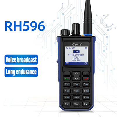 ডিজিটাল ডুয়েড রেডিও RH596 জলরোধী এবং ধুলোরোধী রেল ডিজিটাল কল রেকর্ডিং পরিষ্কার বক্তৃতা ওয়ালকি টক