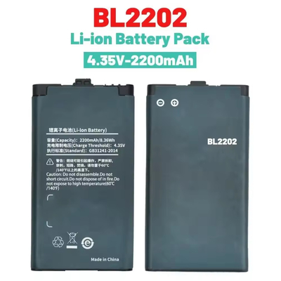 ব্যাটারি BL2202 4.35V 2200mAh রিচার্জযোগ্য লিথিয়াম-আয়ন ব্যাটারি হাইটার BD300 BD350 ডিজিটাল-অ্যানালগ ওয়ালকি টক ব্যাটারি