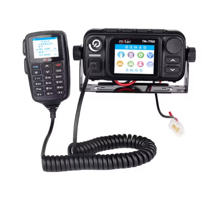 TM-7700D এলটিই WCDMA জিএসএম আইপি নেটওয়ার্ক পিওসি ডুয়াল ব্যান্ড মোবাইল রেডিও জিপিএস ব্ল্যাক সি টিএলএফ মোবাইল টেক সহ
