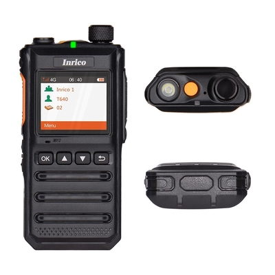 Inrico T640 POC দীর্ঘ দূরত্বের দ্বি-মুখী রেডিও উচ্চ ক্ষমতা দ্বি-মুখী রেডিও আইপি 54 রেটিং 2 এমপি গ্রাহকের প্রয়োজনীয়তার জন্য সামনের ক্যামেরা
