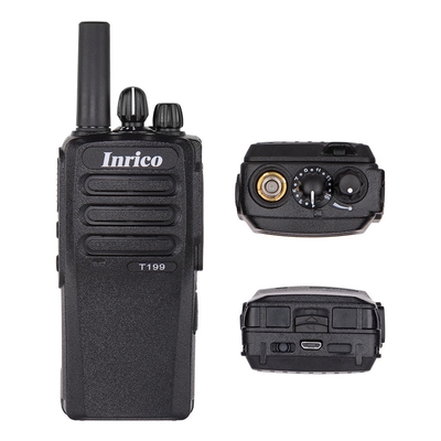 Inrico T199 POC দীর্ঘ দূরত্ব দ্বি-মুখী রেডিও এক্সটেন্ডেড রেঞ্জ ডুয়াল ট্রান্সমিশন কমিউনিকেটার নেটওয়ার্ক 2G/3G/4G/WiFi নির্দিষ্ট করা হয়নি পারফরম্যান্স এবং দক্ষতা