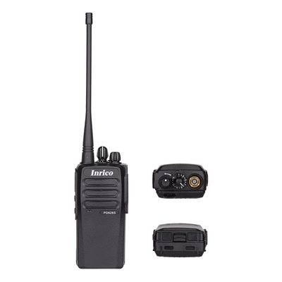 inrico PD660 ওয়াটারপ্রুফ ডাবল ওয়ে রেডিও 15 ঘন্টা টক টাইম ডিএমআর মোড এবং সংবেদনশীলতা এনালগ 12 ডিবি সিন্যাড 0.25μV স্প্ল্যাশ-প্রুফ হ্যান্ডহেল্ড ট্রান্সিভার