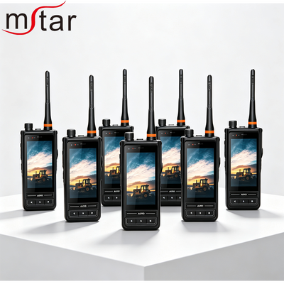 AORO M6 4G Full Netcom Android 10 IP68 Long Range Transmitter Professional Black Handheld Walkie Talkie Smart Phone